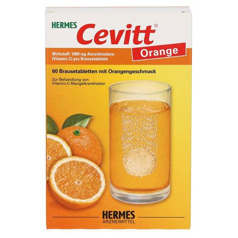 hermes cevitt orange 60 brausetabletten 1000 mg|HERMES Cevitt Orange Brausetabletten .